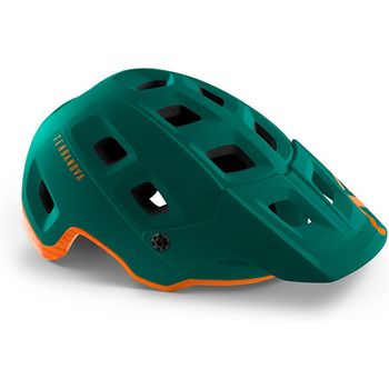 Met Casco Terranova Verde Alpino/naranja Mate Brillo