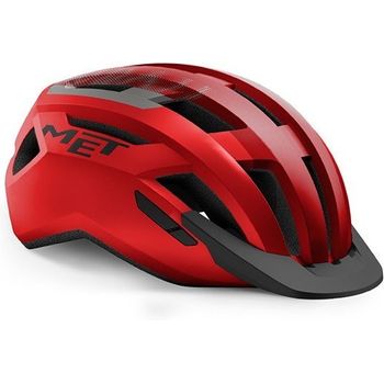 Met Casco Allroad Rojo/negro Mate