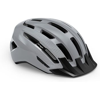 Met Casco Downtown Mips Gris Brillo