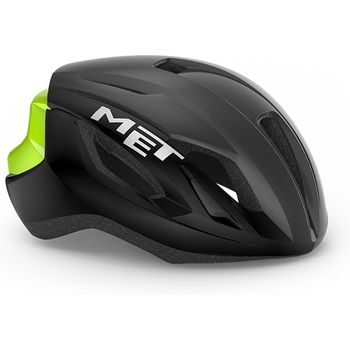 Met Casco Strale Negro Fluo/amarillo Reflectante Brillo