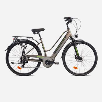 Legnano 22a22644 Bicicleta Eléctrica Gris Aluminio M 71,1 Cm (28') 25 Kg Litio