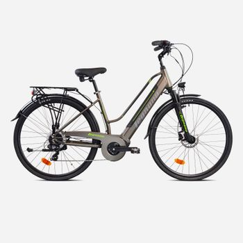 Legnano 22a22648 Bicicleta Eléctrica Gris Aluminio L 71,1 Cm (28') 25 Kg Litio