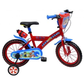 Bicicleta 14'' Paw Patrol - Rojo Y Azul - Niño