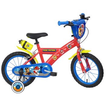 Bicicleta Infantil De Niños 14" Paw Patrol 3 A 6 Años