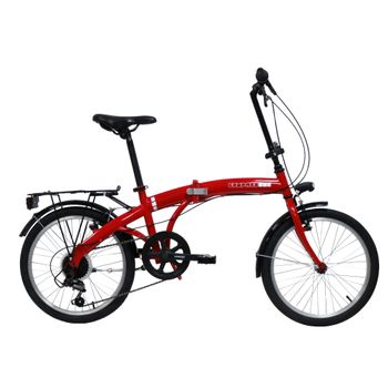 Bicicleta Plegable 20" Scrapper Compact Roja