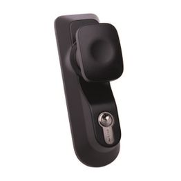 Manivela Puerta Antipanico Pomo Y Llave Exterior Negro 1.07078.69.0 Cisa