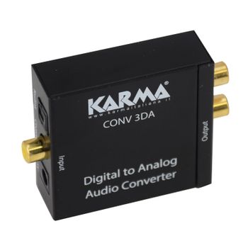 Karma Italiana Conv 3da Convertidor De Audio Negro