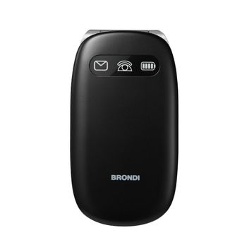 Brondi Amico Comfort 7,11 Cm (2.8') Negro, Plata Teléfono Para Personas Mayores