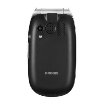 Brondi Broamicocomfortbkr Teléfono Móvil 7,11 Cm (2.8') Negro Característica Del Teléfono