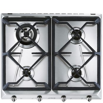 Smeg Srv564gh3 Hobs Acero Inoxidable Integrado 60 Cm Encimera De Gas 4 Zona(s)