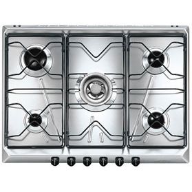 Smeg Srv5761-5 Hobs Acero Inoxidable Integrado Encimera De Gas 5 Zona(s)