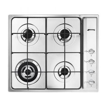 Smeg Sr64s Hobs Acero Inoxidable Integrado Encimera De Gas 4 Zona(s)