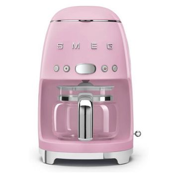 Smeg Cafetera De Filtro Programable 10 Tazas 1050w Rosa - Dcf02pkeu