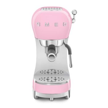 Cafetera Express Smeg Ecf02pkeu Rosa