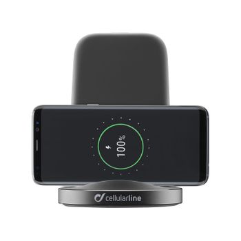 Cellularline Podium Wireless Charger - Apple, Samsung And Other Wireless Smartphones