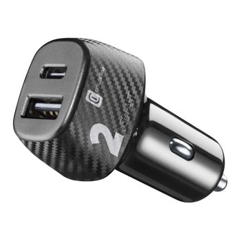 Cellularline Car Multipower 2 Fast+ - Iphone, Samsung, Xiaomi, Oppo And Other Smartphones And Tablets