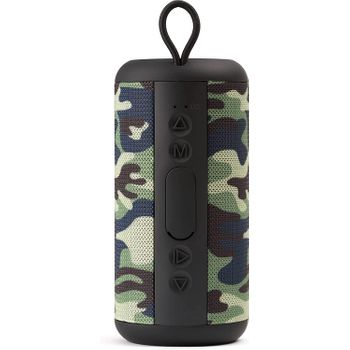 Cellularline Altavoz Bluetooth Música Sonido Vertical Camuflaje