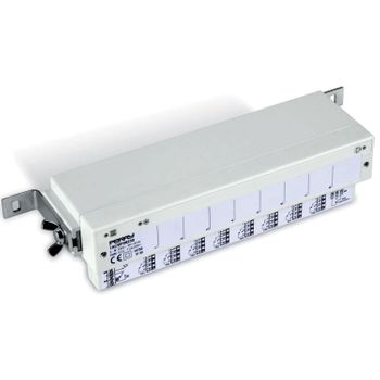 Barra De Potencia Con 8 Zonas Controlables Perry 1acbp08230 Control De Temperatura Por Cable Alimentación 230v Ac 50hz Salida Para Control De Bomba Activa Con Al Menos Una Válvula De Zona Abierta Salida Controlada Por Interruptor De Tiempo Grado De Pro