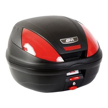 Givi Baul Monolock 39 Lts. Negro Con Catadrióptico Rojo Incluye Parrilla