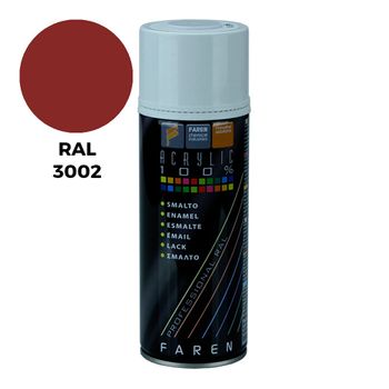 Spray Ral 3002 Rojo Carmin 400ml