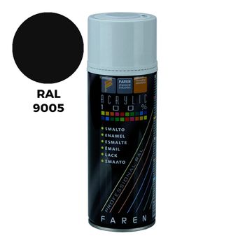 Spray Ral 9005 Negro Satinado 400ml