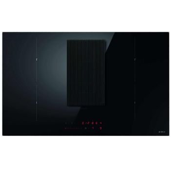 Elica Placa De Inducción Al Vacío 83cm 4 Fuegos 7400w Negra - Prf0182322