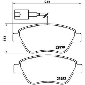 4 Pastillas De Freno P23140