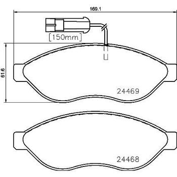 4 Pastillas De Freno P23143