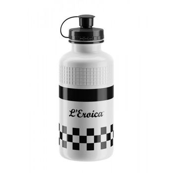 Bidón Elite Eroica Clásica 500 Ml Blanco-negro