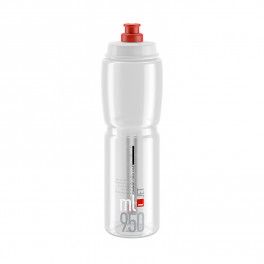 Elite Bidon Jet Transparente Logo Rojo 950 Ml