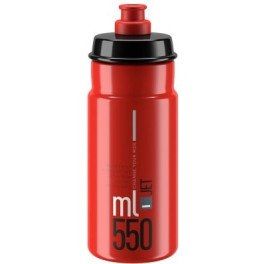 Elite Bidon Jet Rojo Negro 550 Ml