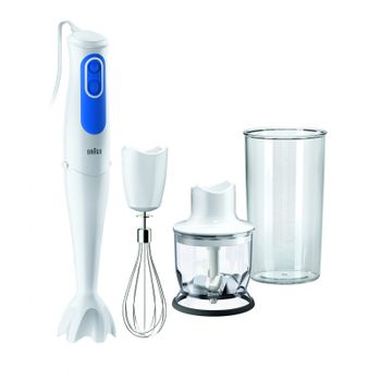 Braun Batidora De Brazo Minipimer Mq3025wh Omelette. Antisalpicaduras. Minipicadora 350 Ml Y Varillas Incluidas. 700 W. 600 Ml