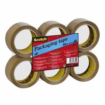 Cinta Embalaje Pack Marron - Scotch - C5066f6 - 66 Mx50 Mm