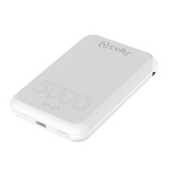 Celly Magpb5000evowh Batería Externa 5000 Mah Cargador Inalámbrico Blanco