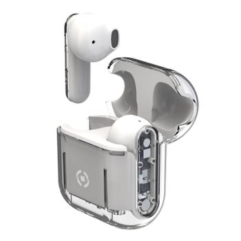 Celly Sheer Auriculares True Wireless Stereo (tws) Dentro De Oído Llamadas/música Transparente, Blanco