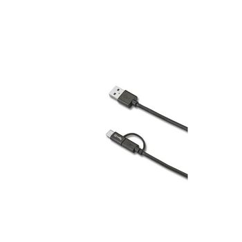 Celly - Usbcmicro Cable Usb Usb A Usb C/micro-usb B Negro