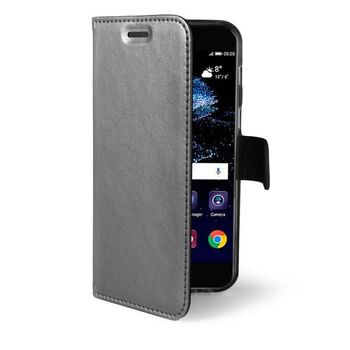 Celly Air Funda Para Teléfono Móvil 14 Cm (5.5') Funda Cartera Plata