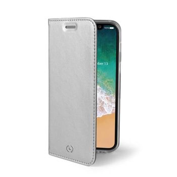 Celly Air Funda Para Teléfono Móvil 14,7 Cm (5.8') Folio Plata