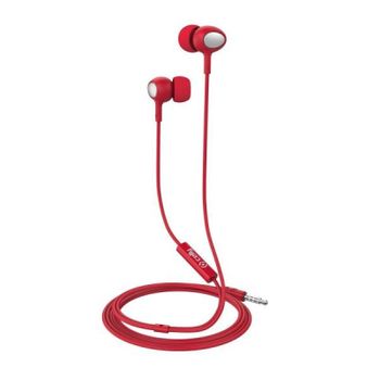 Up500 Auriculares Dentro De Oído Conector De 3,5 Mm Rojo