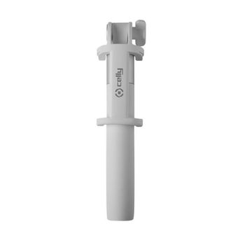 Celly Click Monopod Palo Para Autofotos Smartphone Blanco