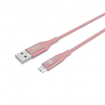 Celly - Usbmicrocolorpk Cable Usb 1 M Usb 2.0 Usb A Micro-usb B Rosa