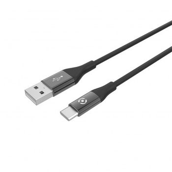 Celly - Usbtypeccolorbk Cable Usb 1 M Usb 2.0 Usb A Usb C Negro