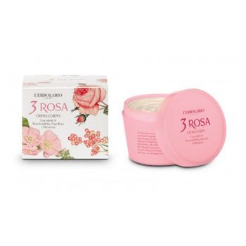 L'erbolario 3 Rosa Crema Para El Cuerpo 200 Ml