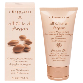 L'erbolario Crema De Manos Antiedad De Óleo De Argán 75 Ml