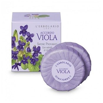 L'erbolario Jabón Perfumado Con Extractos De Viola 100 Gr