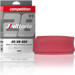 Vittoria Cámara Competition Latex 700x19/23c Presta 48mm Rvc