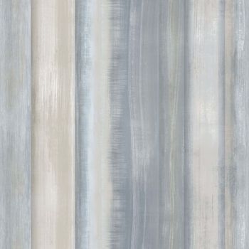 Papel De Pared Evergreen Gradient Stripes Azul Noordwand