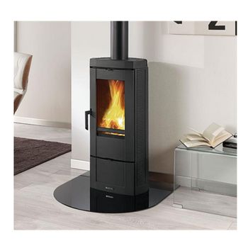 Nordica Extraflame Estufa De Leña Negra De 6,2kw. - 7119301