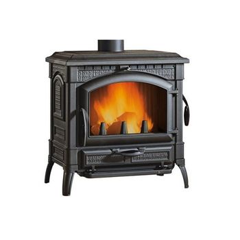 Nordica Extraflame Estufa De Leña De Hierro Fundido 11,9kw Antracita. - 7119101