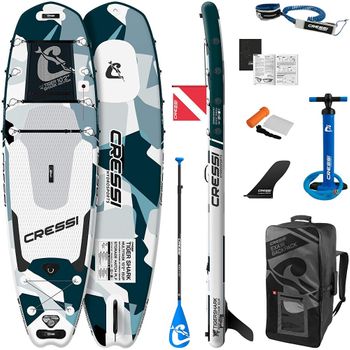 Tabla Paddle Surf Hinchable De Pesca Cressi Tiger Shark